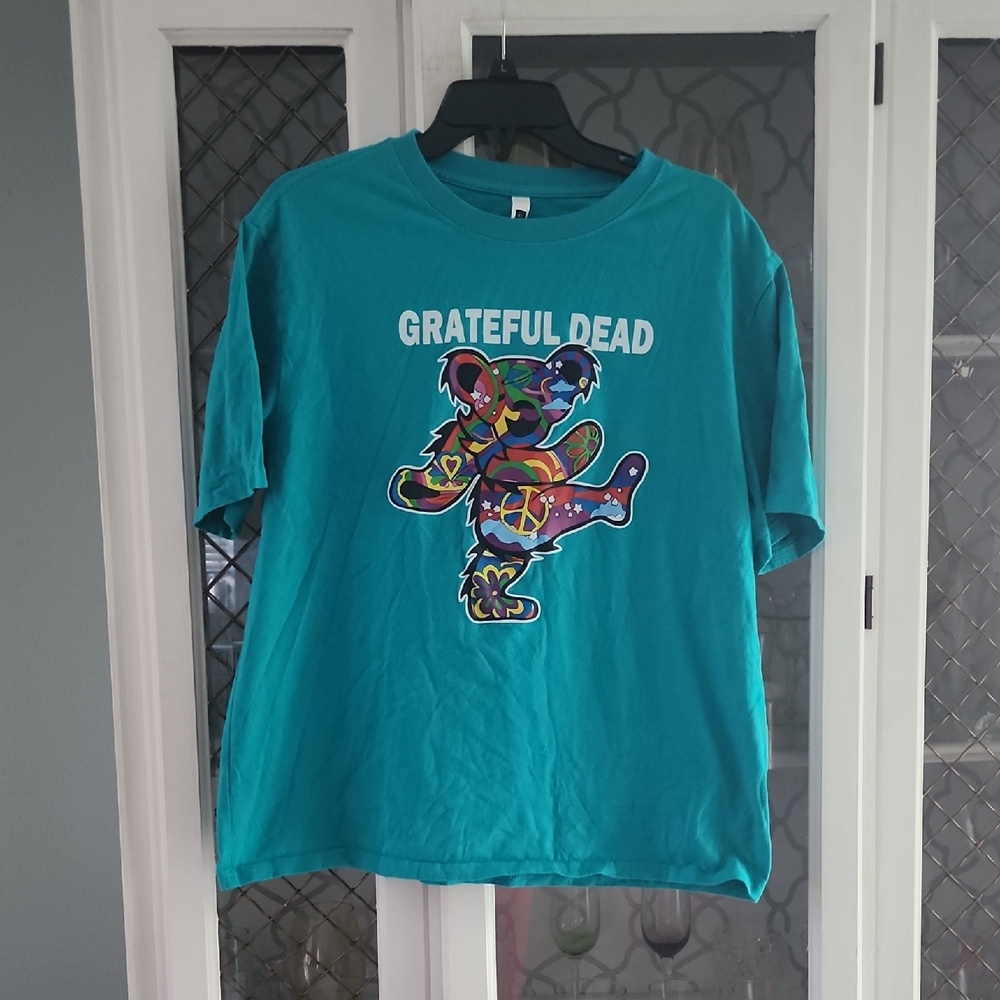 Grateful Dead Teal Dancing Bear T-Shirt